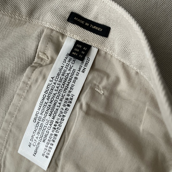 NWT - Massimo Dutti Women’s Premium High Rise Straight Jeans - Size 10 - Picture 7 of 9